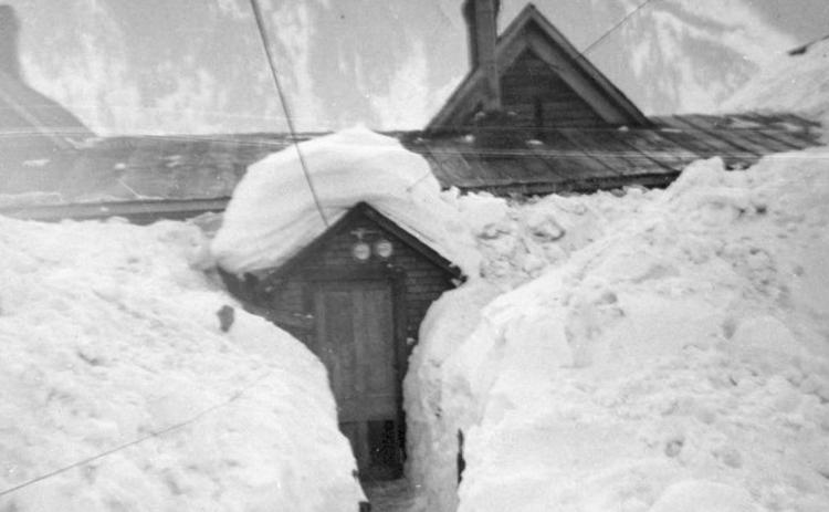 Tunnels through Snow, Silverton, Winter 1910 Image Courtesy of the San Juan Historical Society
