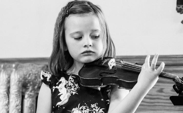 Ruby Copenhagen playing at the town hall recital. Photo credit Dave Emory