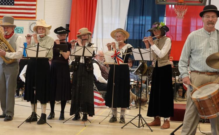The Silverton Brass Band gave a special performance during the Saturday night GWRMBB festival in the school gym photo by Kevin Lemmons