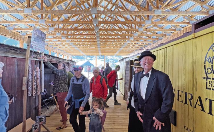 The Railroad Outdoor Museum ribbon cutting ceremony and open house was a success