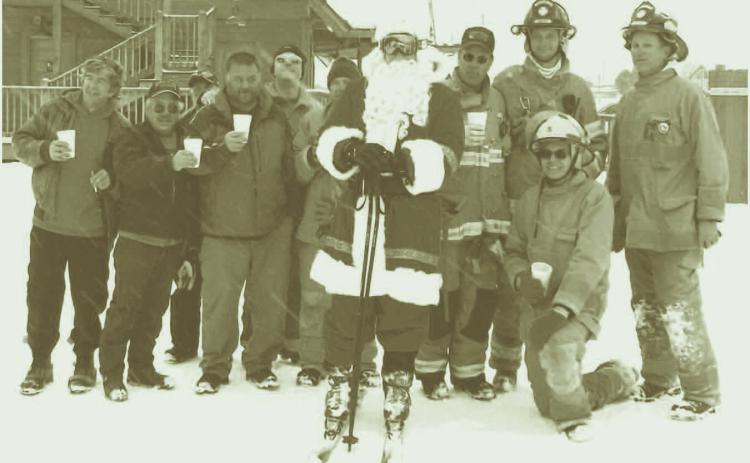 Santa Skis at Kendall. The Silverton Volunteer Fire Department members dropped by to say to kids and Santa as they skied at Kendall Mountain Ski Area on Christmas Eve. DeAnne Gallegos circa 2012