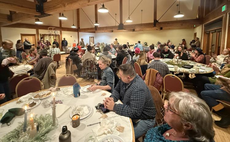 About 90 locals attended the Emberglow feast photo by DeAnne Gallegos