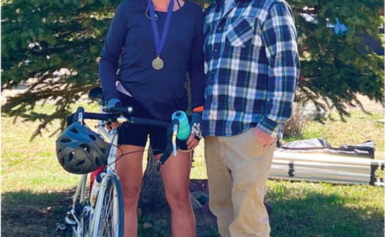 Photo by DeAnne Gallegos Sara and Carson Mordecai at Iron Horse Finish