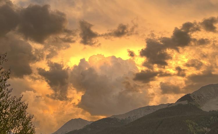 Photo credit Andi Kron A beautiful sunset from Shrine Road on Sept 7th.