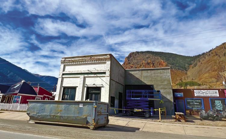 Historic brick building on 10th &amp; Greene under renovation. Photo credit DeAnne Gallegos