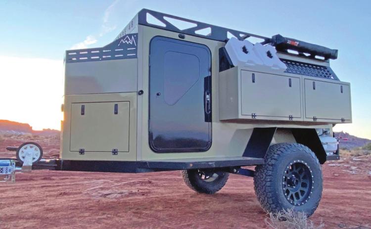 “The Highland” is a sleep-in cab model that comes with a heating and ventilation system. Photo Courtesy of Beth Kremer