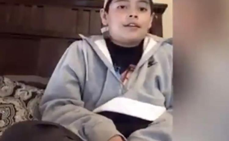 Middle School student Alejandro Torres.