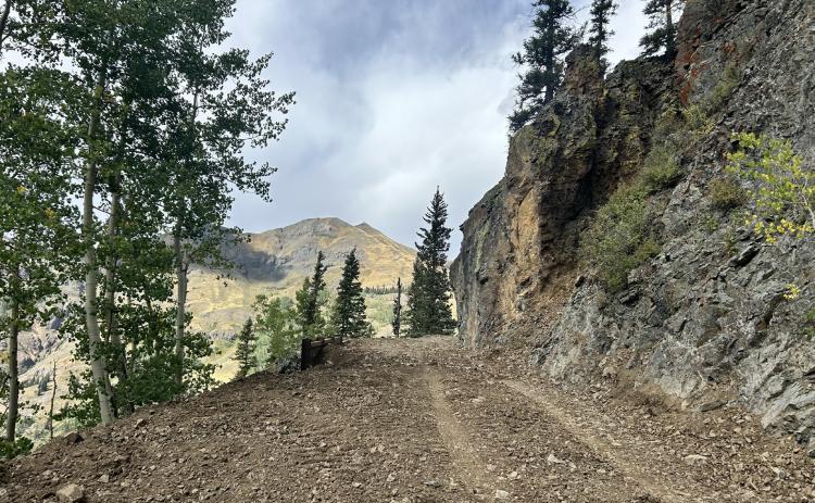 Little Giant Basin Road project is completed. photo by Rusty Melcher