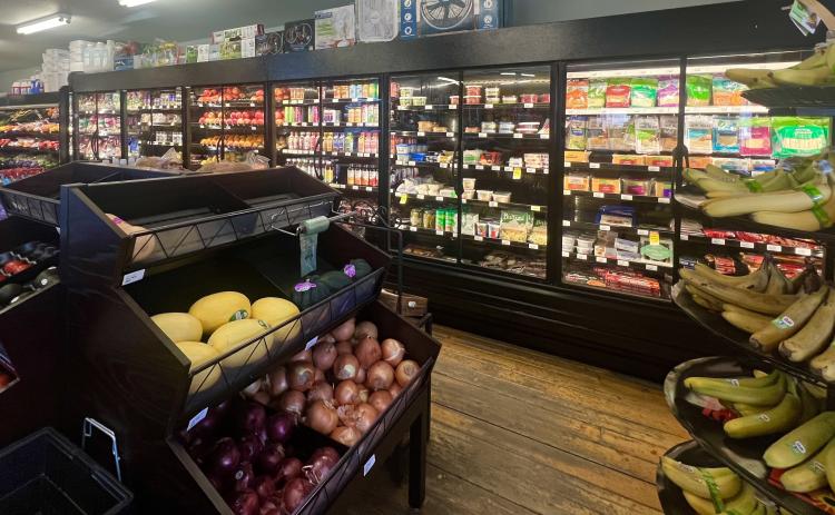 Silverton Grocery Store added new refrigerator cases to the northeast wall of the store. Photo credit DeAnne Gallegos