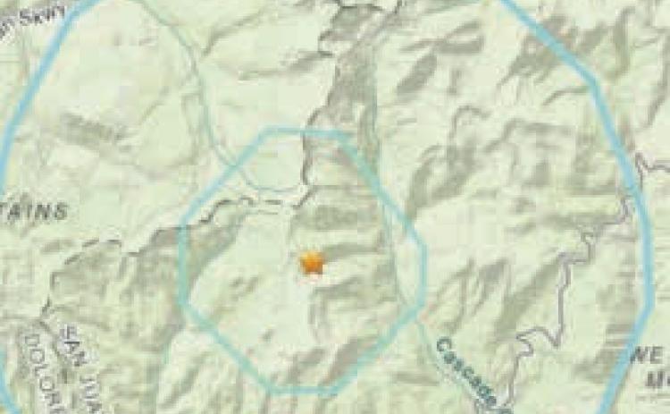 Earthquake in the San Juan Mountains