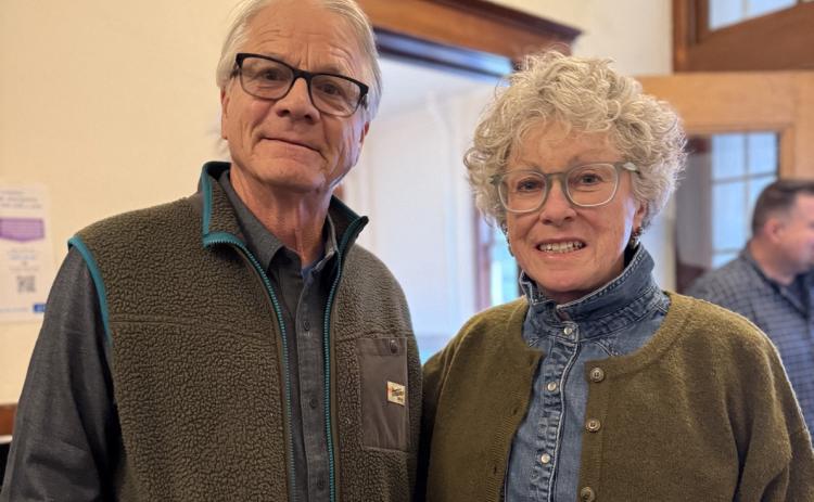 Photo by DeAnne Gallegos Ken Safranski celebrated his 75th Birthday the same evening as the clinic party, along with his wife Karla.