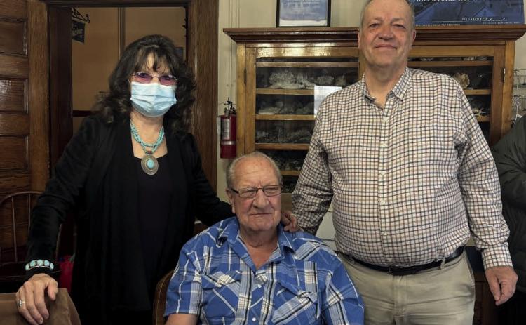 Judy Kuhlman, Ernie Kuhlman, and Willy Tookey. Photo by DeAnne Gallegos
