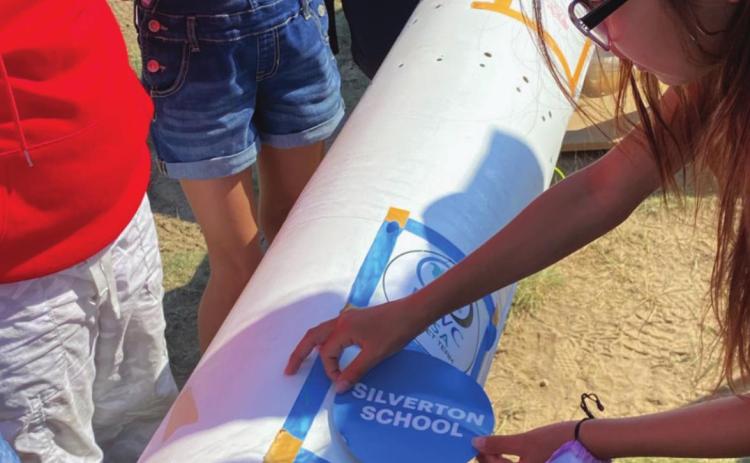 Photo Credit - Whitney Gaskill Silverton School Pay Load on Rocket Named “Bacon”.