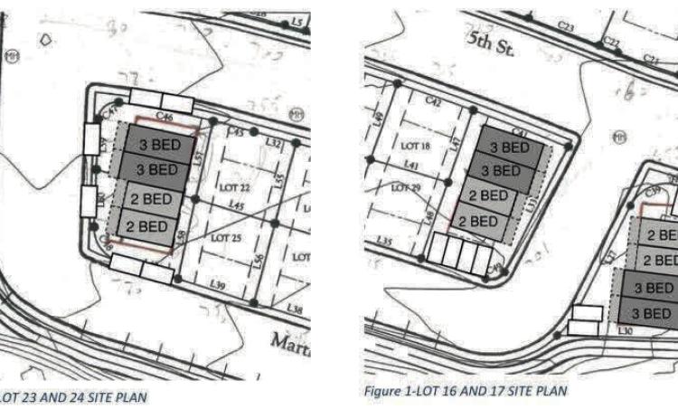Proposed site for multi-family units in the Anvil community per Silverton Housing Authority meeting packet.