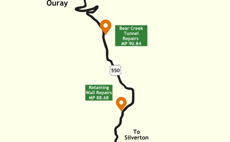 CDOT Project Announcement US 550 Red Mountain Pass road work to begin July 20