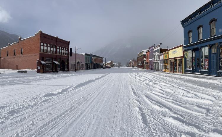 Snow storm blanketed the town this week. Photo credit Scott Fetchenhier