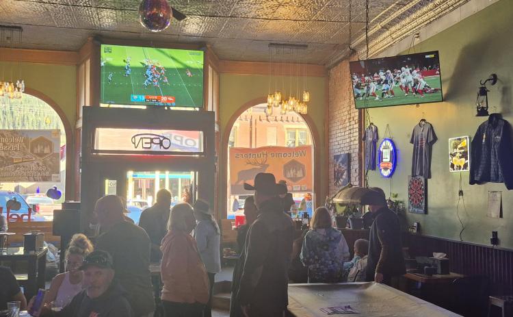 A crowd came out to the Alpine Tavern on Sunday for a Sheriff candidate meet-and-greet for Steve Lowrance, hosted by a community group supporting his campaign photo by Alpine Tavern
