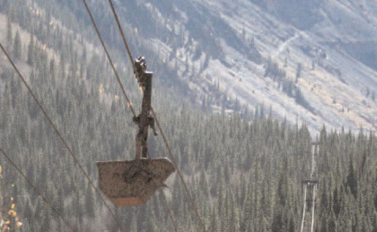 The Mayflower Tram is pictured in this October 2010 file photo. A spectacular zip line was set to run alongside the historic tram starting in 2011.