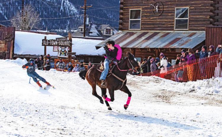 The cowgirl in pink dazzled the crowd. Photo Credit Ray Dileo