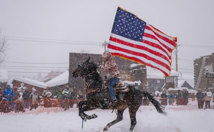 Fresh powder arrived on Saturday adding another level of obstacles for the organizers and particpants. Photo Credit Wesley Berg