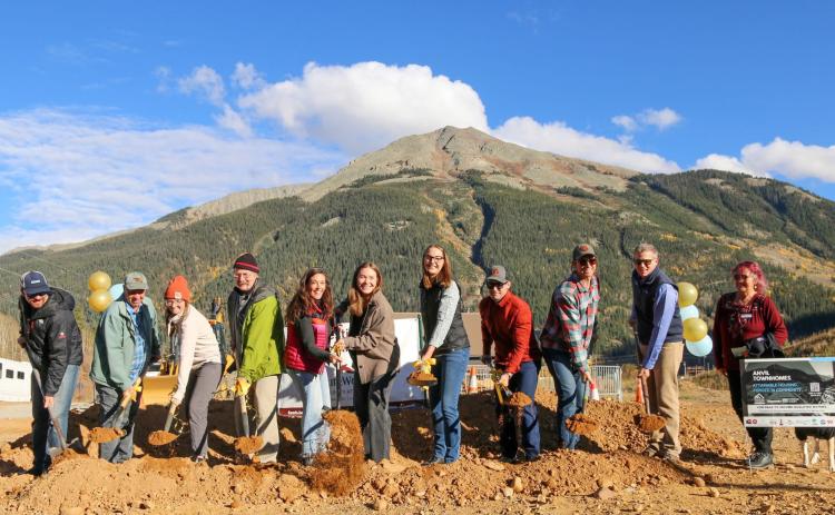 Breaking Ground and a Special Delivery – The Anvil Townhomes Arrive in Silverton