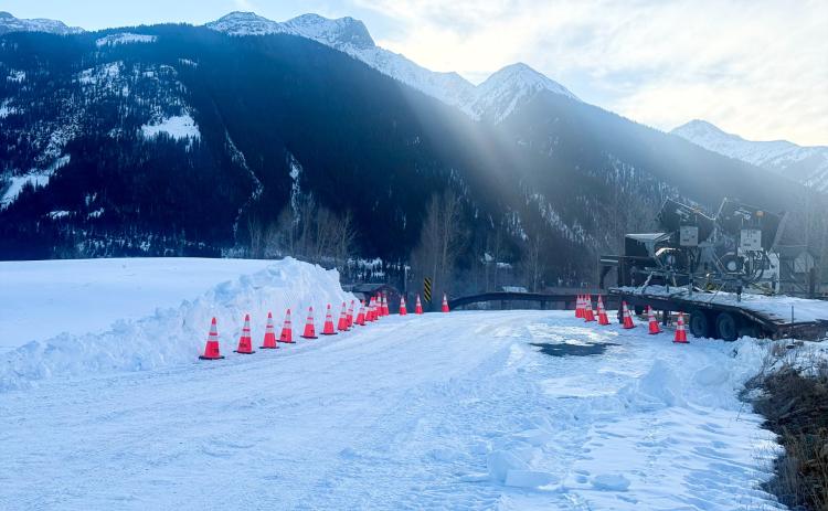 Snow is piling up over at Kendall and there is one lane access during the day photo by DeAnne Gallegos
