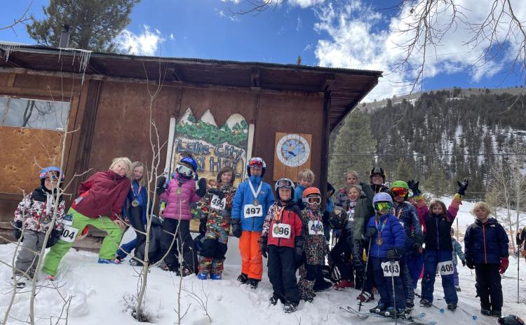 The Silverton Ski Team headed to the Lake City Ski Hill for a weekend of skiing racing. Photo Credit Dayna Kranker