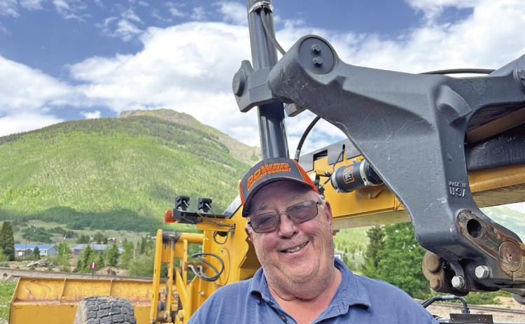 Louie Girodo thinking about retirement during his final days onthe job! Photo credit DeAnne Gallegos