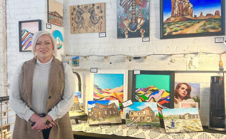 Abigail Armistead shows her paintings, and her creations are sold at local art fairs and @a.sabry_arts on Instagram. Photo credit DeAnne Gallegos