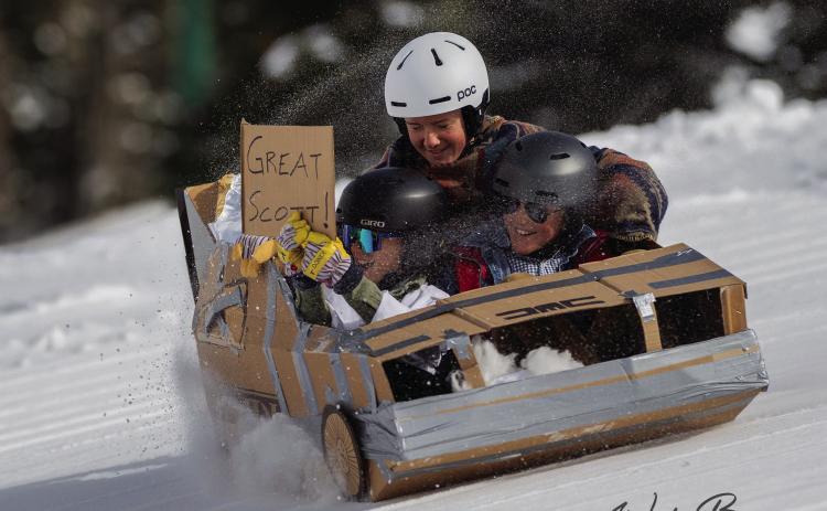 Back to the Future at the Cardboard Derby. Photo credit Wesley Berg
