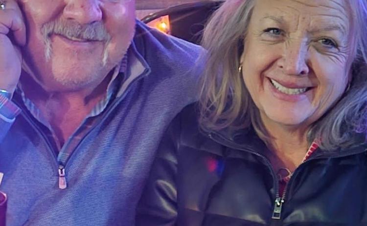 George and Anna Riley celebrating the New Year photo by Alpine Tavern