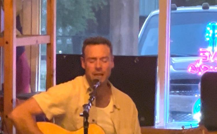 Photo credit DeAnne Gallegos Local musician Jacob Nalle performed Friday night at the El Bandito Cantina located in the Bent Elbow building.