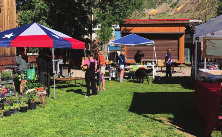 Farmer’s Market at Columbine Park. Photo Credit - Silverton Standard