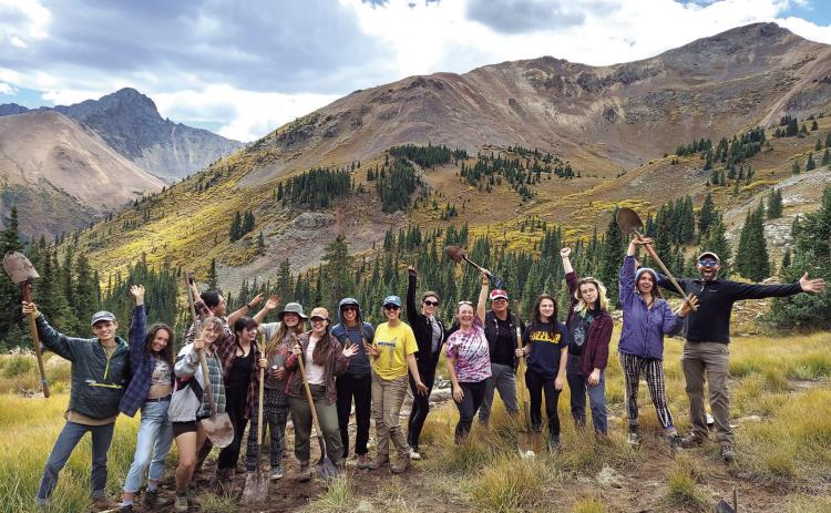 MSI staff with volunteers at National Public Lands Day at Ophir Fen Photo credit MSI