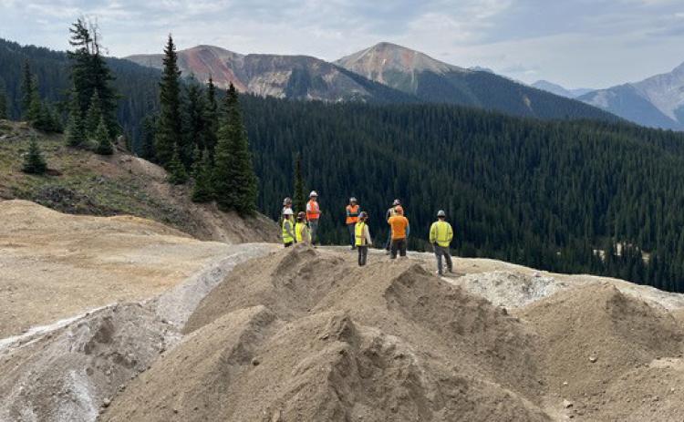 Federal and State agency representatives at Brooklyn Mine Site, July 2025 photo provided by EPA BPMD