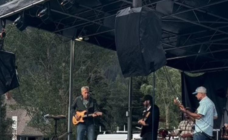 Silverton’s Jam Band opens up Friday’s Silverton Summer Sounds concert in Memorial Park. Photo credit DeAnne Gallegos