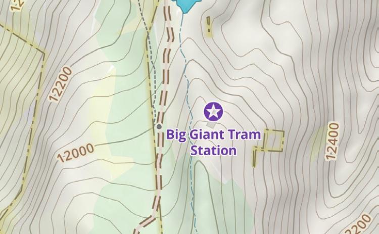 Map of the area where the first Hardrock 100 fatality happened this year just three hours into the race on Friday July 11th.