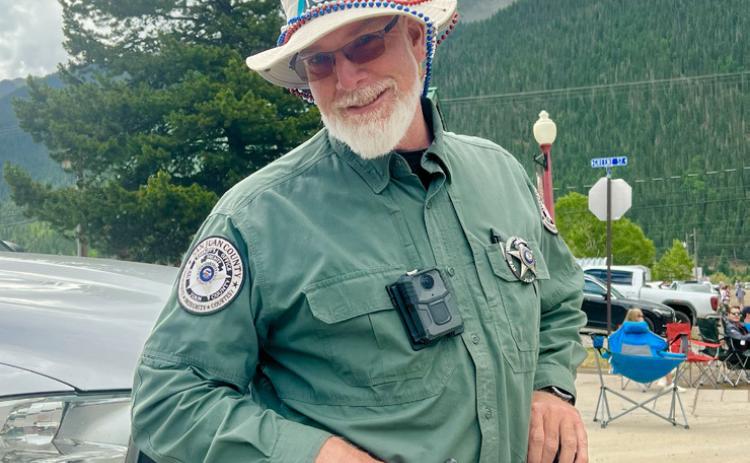 San Juan County Sheriff Bruce Conrad at the 4th of July Parade photo by DeAnne Gallegos