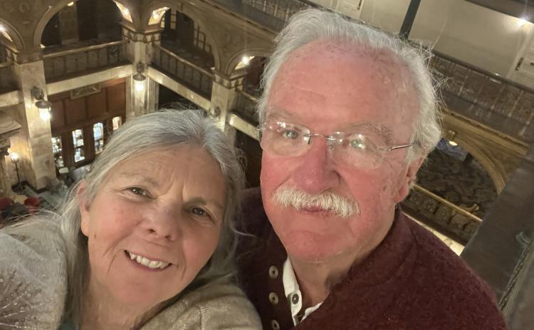 Terri and Dr Bob Brokering enjoy traveling during their retirement