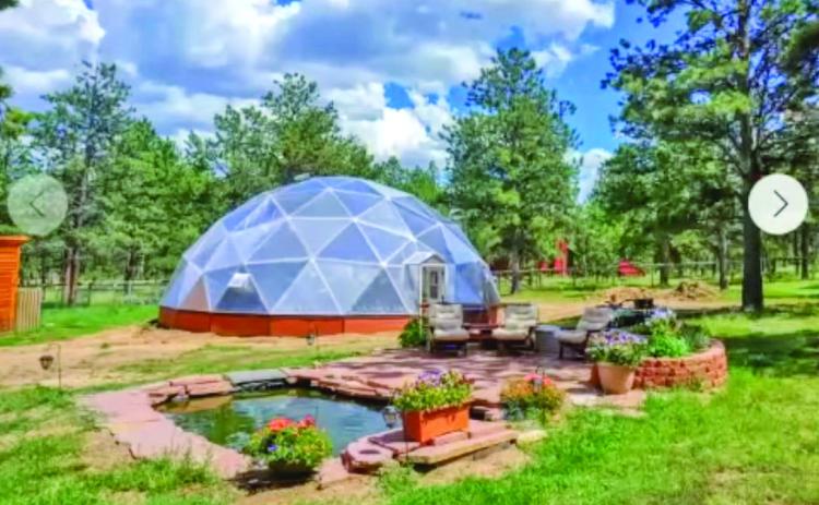 A photo of a grow dome Photo credit TOS presentation