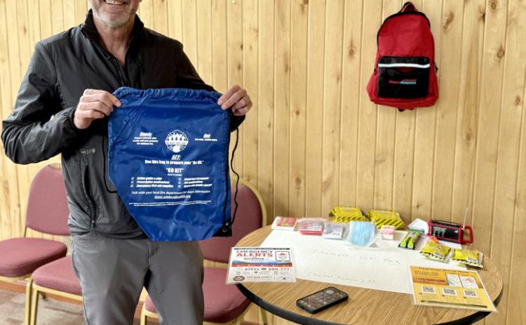 SJC OEM Jim Donovan gave away Go Bags