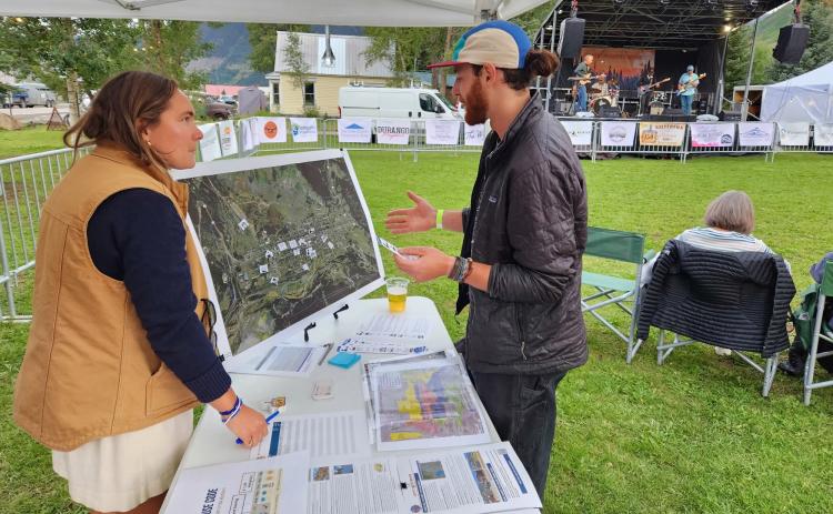 Music and community imput. Photo credit Town of Silverton