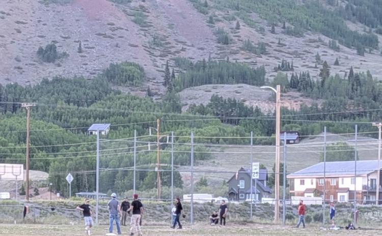 Silverton’s baseball field is being used every week by locals photo by Dayna Kranker