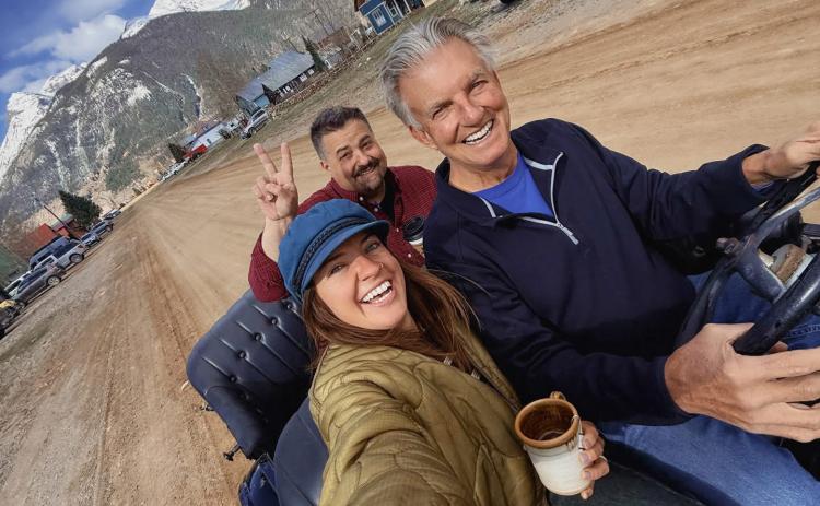 Jim Harper, Holly Huebner, and Ken Boden take the Model T out for a spin before the summer season kicks off photo by Holly Huebner