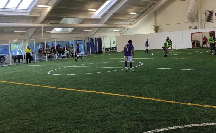 Silverton Miners indoor soccer team won 6-4 over the Latin Kings in Montrose on Sunday. Martin Torres had two goals; Rob Gardiner had two goals; team captain Jordan Bierma had one goal, and Jesus “Shorty” Inzunza had one goal. The goalie, Preston “Trower of Power” Trower, was the game’s MVP, with more saves than we could count. Their next game is Sunday at the Montrose Fieldhouse at 3:40 pm. Photo Credit, Marc Kloster