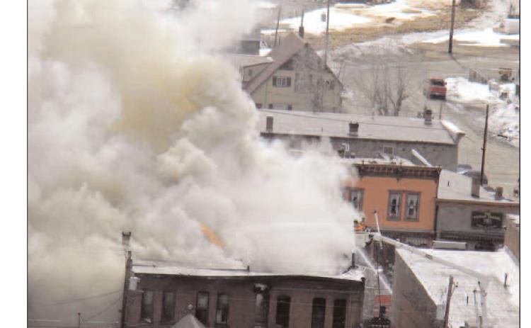 10 years ago: Two adjoining 110-year-old buildings in downtown Silverton were gutted by fire Wednesday April 6, in the worst fire the town has seen since the 1992 blaze at Town Hall. No injuries were reported, but the Pride of the West Bar and Grill and Adelaide’s Antiques store were devastated. Photo: Silverton Standard files