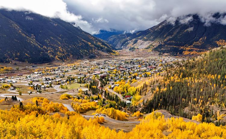 This past Sunday drone photographer Chad Guin captured fall in all it’s beauty. photo by Chad Guin