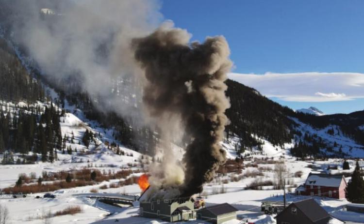 House Fire Photo Credit - Silverton Standard