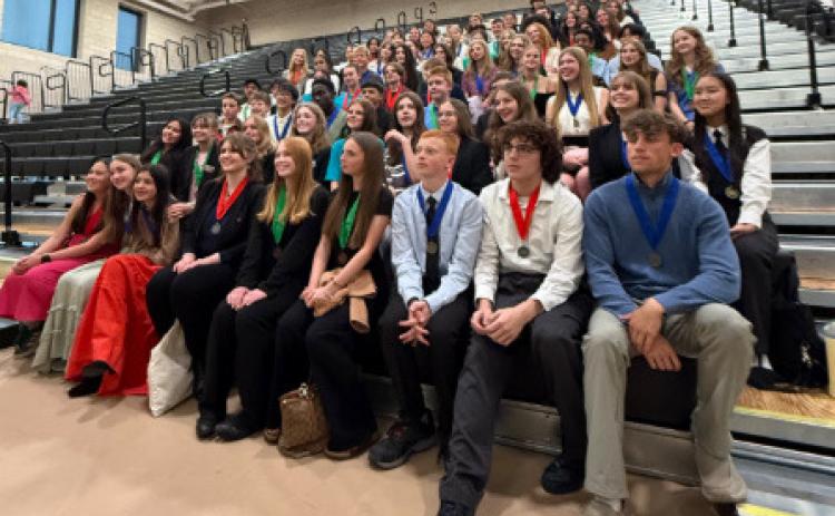 Colorado History Day competitors who qualified for Nationals photo by Silverton School