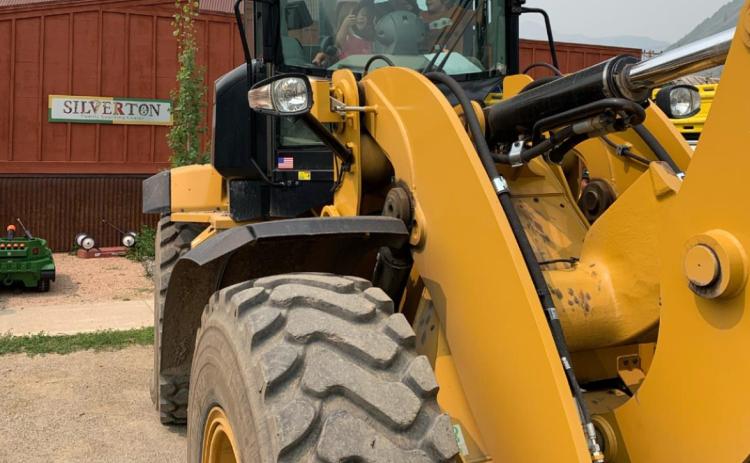 Loader provded by Public Works. Photo Credit Holly Copenhagen